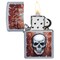 Zippo Zippo Skull Street Chrome Color Image ZIP-29870 - alternate 2